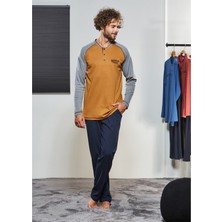 PJS 21314 Erkek Düğmeli Pijama Takımı