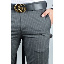 Terapi Men Erkek Keten Pantolon 8K-2200133-042-1 Antrasit