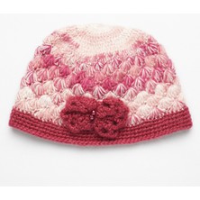 Pinkbear Özel Tasarım %100  Handmade El Örgüsü Yerli Üretim Outdoor Yün Kadın Bere Şapka