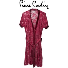 Pierre Cardin 4074 Kadın Dantel Sabahlık