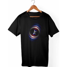 Muggkuppa Kaptan Amerika - Marvel Çocuk Siyah T-shirt