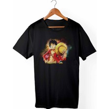 Muggkuppa One Piece Çocuk Siyah T-shirt