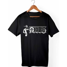 Muggkuppa One Piece Çocuk Siyah T-shirt