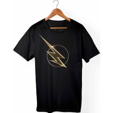 Muggkuppa The Flash Çocuk Siyah T-shirt