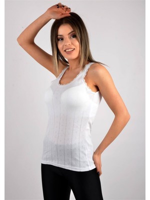 Tutku 4'lü Paket Desenli Geniş Askı Jakarlı Kadın Atlet