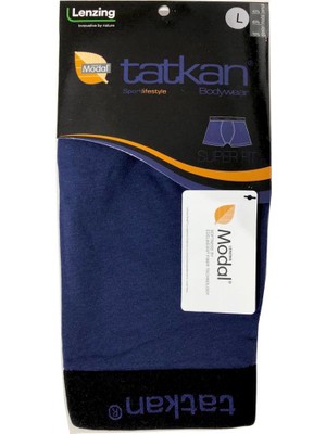 Tatkan Erkek Boxer Modal Pamuklu Lacivert