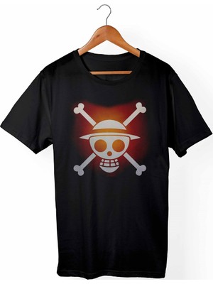 Muggkuppa One Piece Çocuk Siyah T-shirt