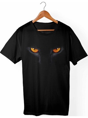 Muggkuppa Cat-Kedi Çocuk Siyah T-shirt