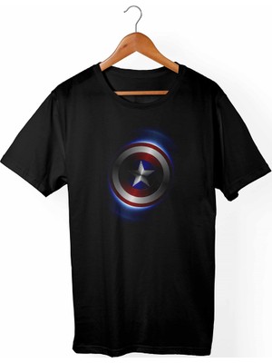 Muggkuppa Kaptan Amerika - Marvel Çocuk Siyah T-shirt