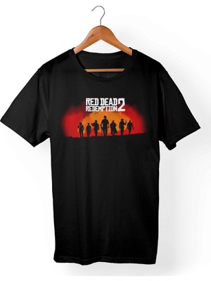 Muggkuppa Red Dead Redemption Çocuk Siyah T-shirt