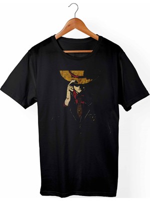 Muggkuppa One Piece Çocuk Siyah T-shirt