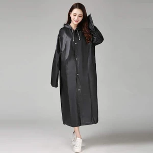 Three Star Unisex Yağmurluk Su Geçirmez Şık Kıyafet Üstü Eva Yağmurluk
