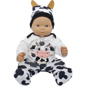 3'lü Inekli Erkek Bebek Takım Zıbın Seti