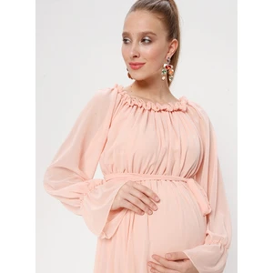 Moda Labio Kadın Şifon Hamile Elbise