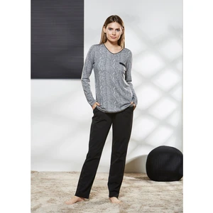 PJS 21165 Kadın V Yaka Pijama Takımı