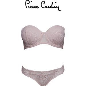 Pierre Cardin 4586 Tilda Balenli Straplez Destekli Sütyen Takımı