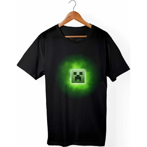 Minecraft Çocuk Siyah T-shirt