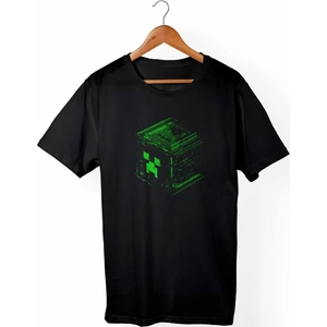 Minecraft Çocuk Siyah T-shirt