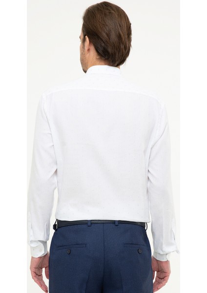 Erkek Mavi Slim Fit Gömlek 50219452-VR036