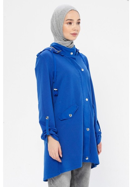Gallıpolı Kadın Kapüşonlu Trençkot modelleri