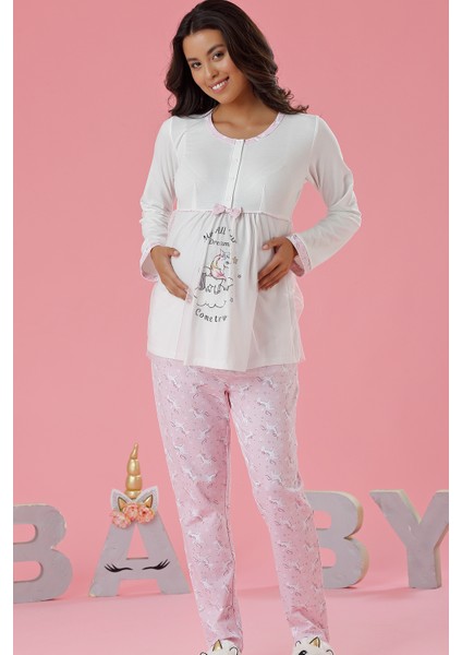 19109 Lohusa Yelekli Pijama Takım