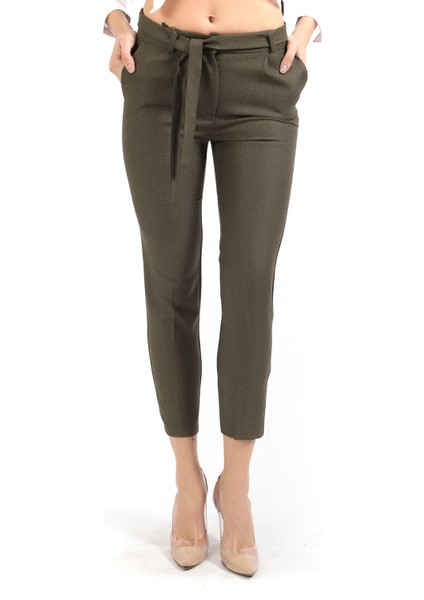 Kadın Beli Kemerli Bilekte Pantolon Pnt19022 fiyatları
