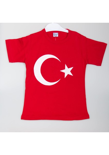 Bayrak Baskılı T-Shirt