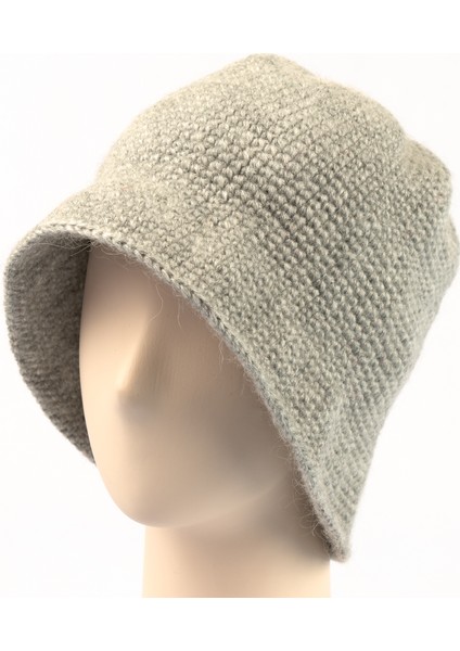 Pinkbear Özel Tasarım %100 Handmade El Örgüsü Yerli Üretim Outdoor Yün Kadın Fötr Bere Şapka