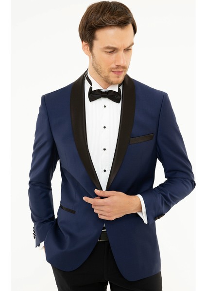 İndigo Slim Fit Ceket