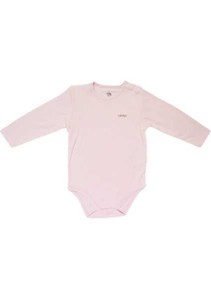 Basic Uzun Kollu Bebek Body BU4020 Pembe 9 - 12 Ay