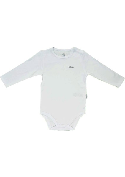 Basic Uzun Kollu Bebek Body BU4020 Ekru 9-12 Ay