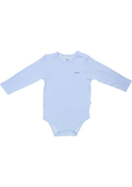 Basic Uzun Kollu Bebek Body BU4020 Mavi 0 - 3 Ay