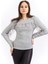 Kadın Tül Detaylı Kaşkorse Bluz Blz32462 4