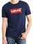 Graphic Set-In Neck Hm Graphic Mavi Erkek Tişört 1