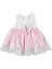 Ponpon Baby Kız Bebek 5 Parça Elbise Mevlütlük Takım, Düğün, Kına Elbisesi Pembe