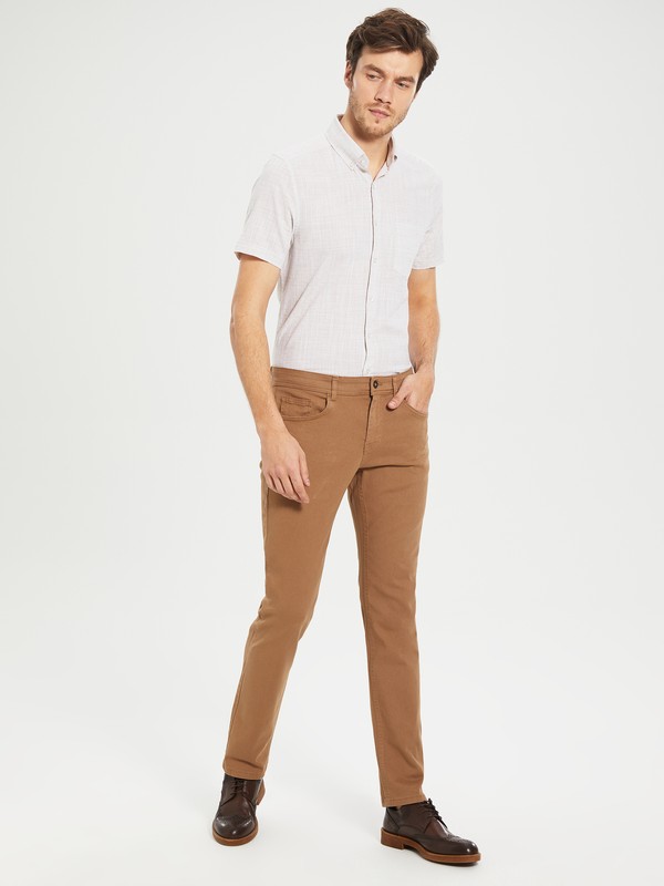 Petrol Dar Kalip Gabardin Chino Pantolon Lc Waikiki