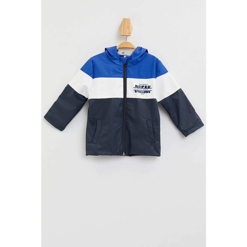 DeFacto Erkek Bebek Kapüşonlu Renk Bloklu Mont N7010A220SP