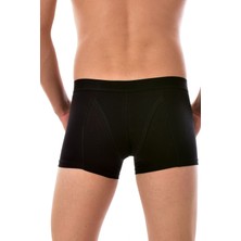 Tutku 6 Adet Erkek Tutku Likralı Elasthan Boxer Siyah 0114