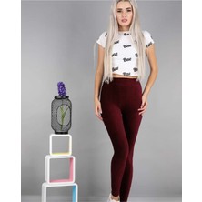 Mojerhermosa Bordo Kadife Tayt 48