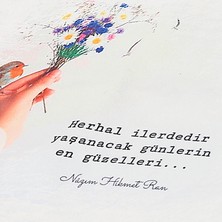 Ju Yaratıcı Tasarım Güzel Günler Bez Omuz Çantası