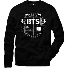 Tshirthane Bts Erkek Uzun Kollu Bisiklet Yaka  Sweatshirt