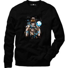 Tshirthane Nasa Uzay Astronot  Dünya Ay Sweatshirt