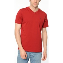Dewberry T8537 Erkek T-Shırt Bordo