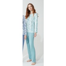 Feyza 3775 Kadın Pijama Takımı - Mint