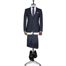 Buenza Klasik Lacivert Erkek Takım Elbise