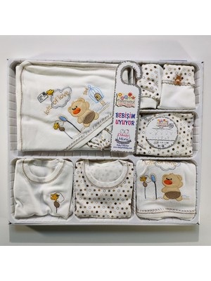 Daisymini Erkek Bebek Hastane Çıkışı Yenidoğan Zıbın Seti 11 Parça