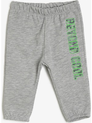 Koton Kids Erkek Bebek Yazılı Baskili Eşofman Altı