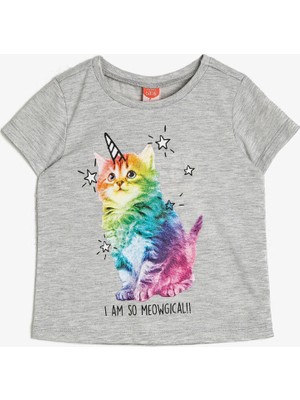 Koton Kız Bebek Baskili T-Shirt