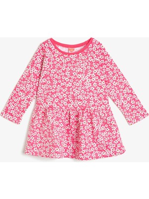 Koton Kids Kız Bebek Desenli Elbise