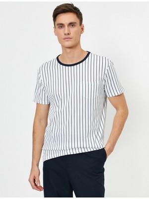 Koton Erkek Çizgili T-Shirt